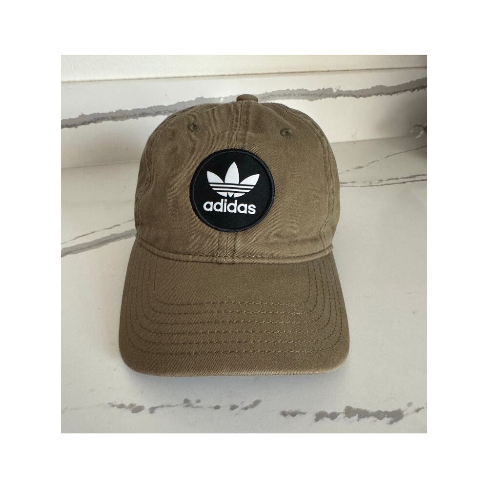 Adidas Adjustable Baseball Cap Unisex‎ Hat Green Black Logo